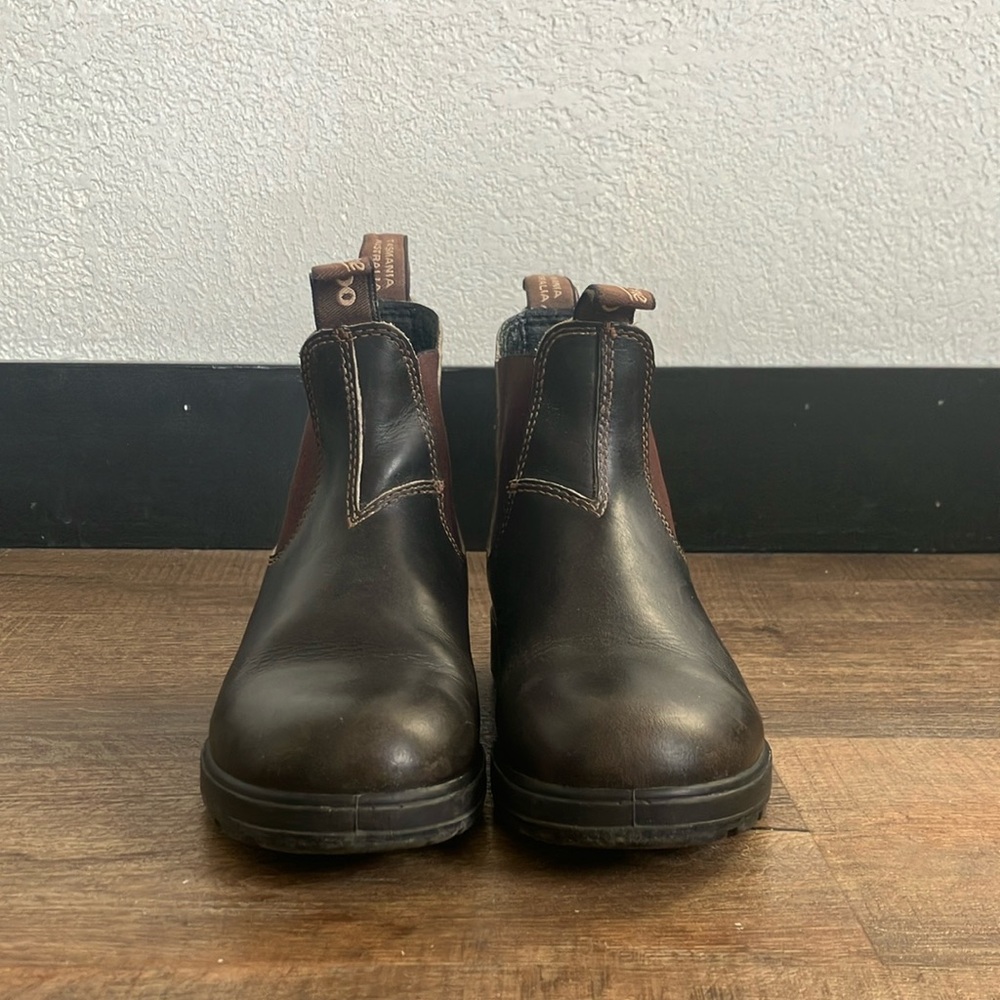 Brown Leather Chelsea Boots